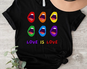 Love is Love T-Shirt, Womens Love is Love Shirt, Pride Shirt, Mens Love is Love Shirt, Kindness Shirts, LGBTQ Support Tees, Gay Pride Shirt
