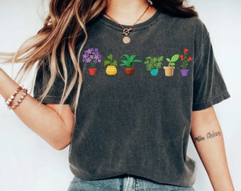 Plant LGBTQ Pride Shirt,Cute Pride T-Shirt, LGBTQ Ally,Queer Gift,Lesbian Shirt,Gay Shirt Pride