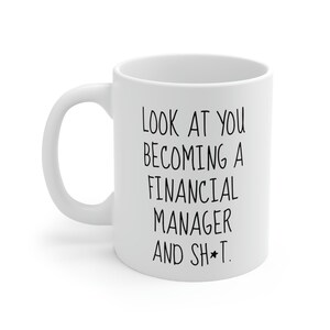 Financial Manager Mug, Future Financial Manager, Financial Manager Cup