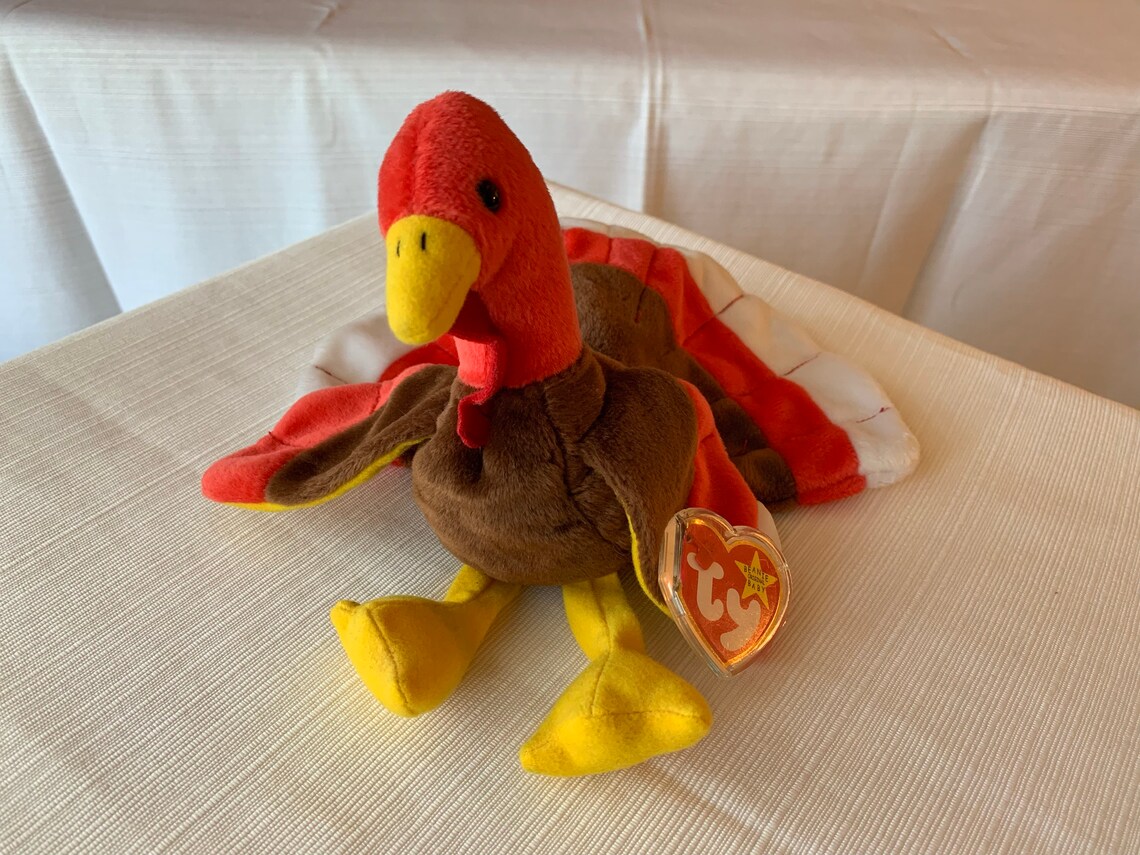 TY Gobbles Beanie Baby 1996 Rare Different Dates | Etsy