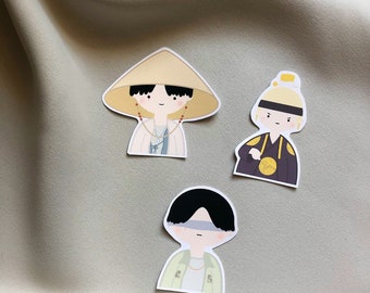 Daechwita Stickers, Agust D Sticker, D2 Stickers, BTS Stickers, Suga Stickers, Agust D Mixtape, Daechwita Laptop Sticker, BTS Laptop Sticker