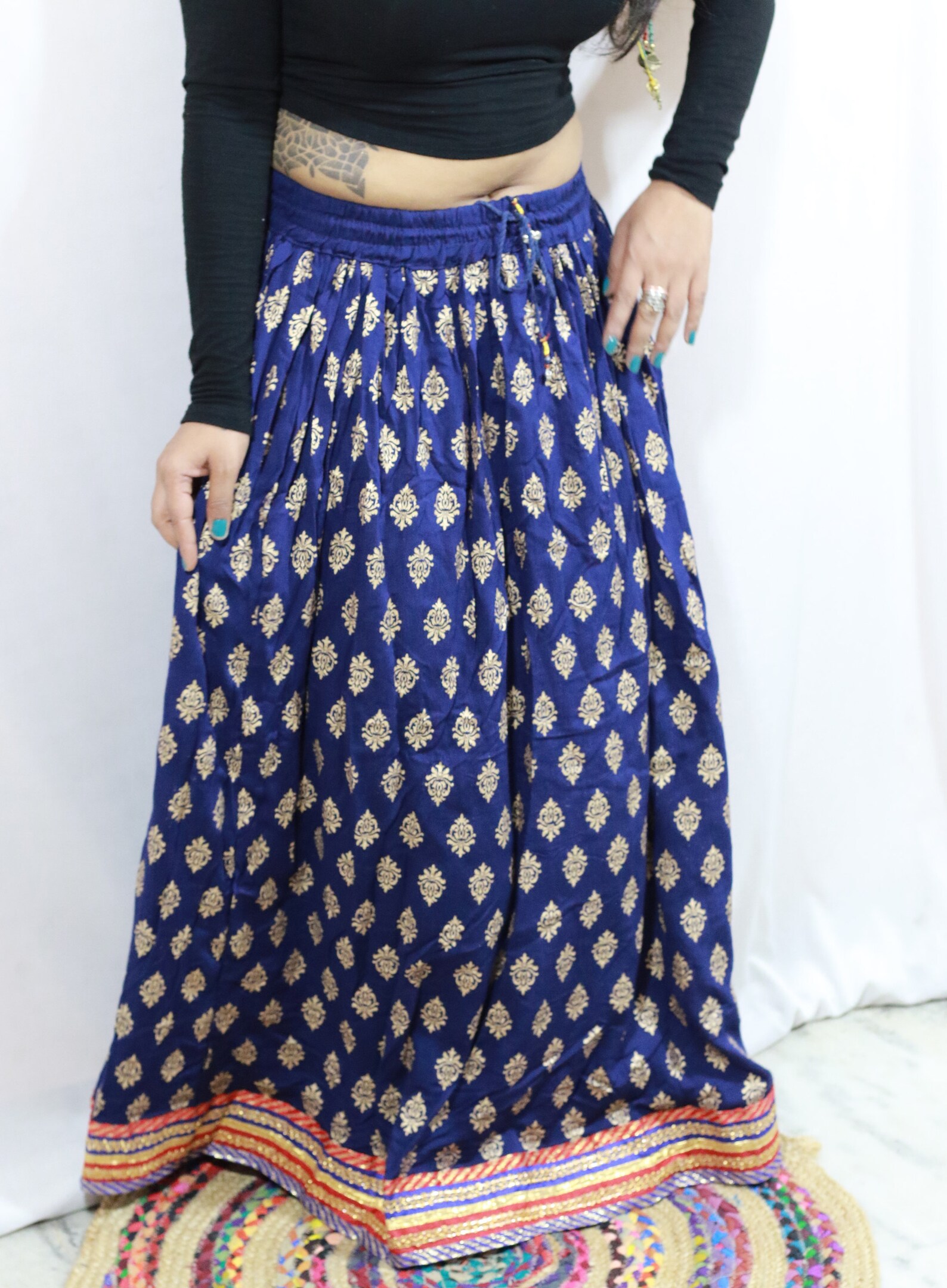 Women Long Skirt India Traditional Clothing Designer for Etsy