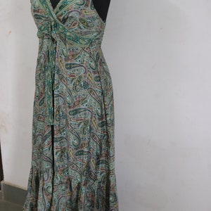 New pink maxi silk dress, silk dress pattern, silk dress boho, silk dress for women, Free size Dressing Gown strap dress