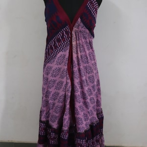 Boho Beach Maxi Dress, Women Silk Long Dress, Ethnic Tunica Silk Dress, Flowy Silk Maxi Dress, Loose Fit Bohemian Hippie Dress Prom Dress