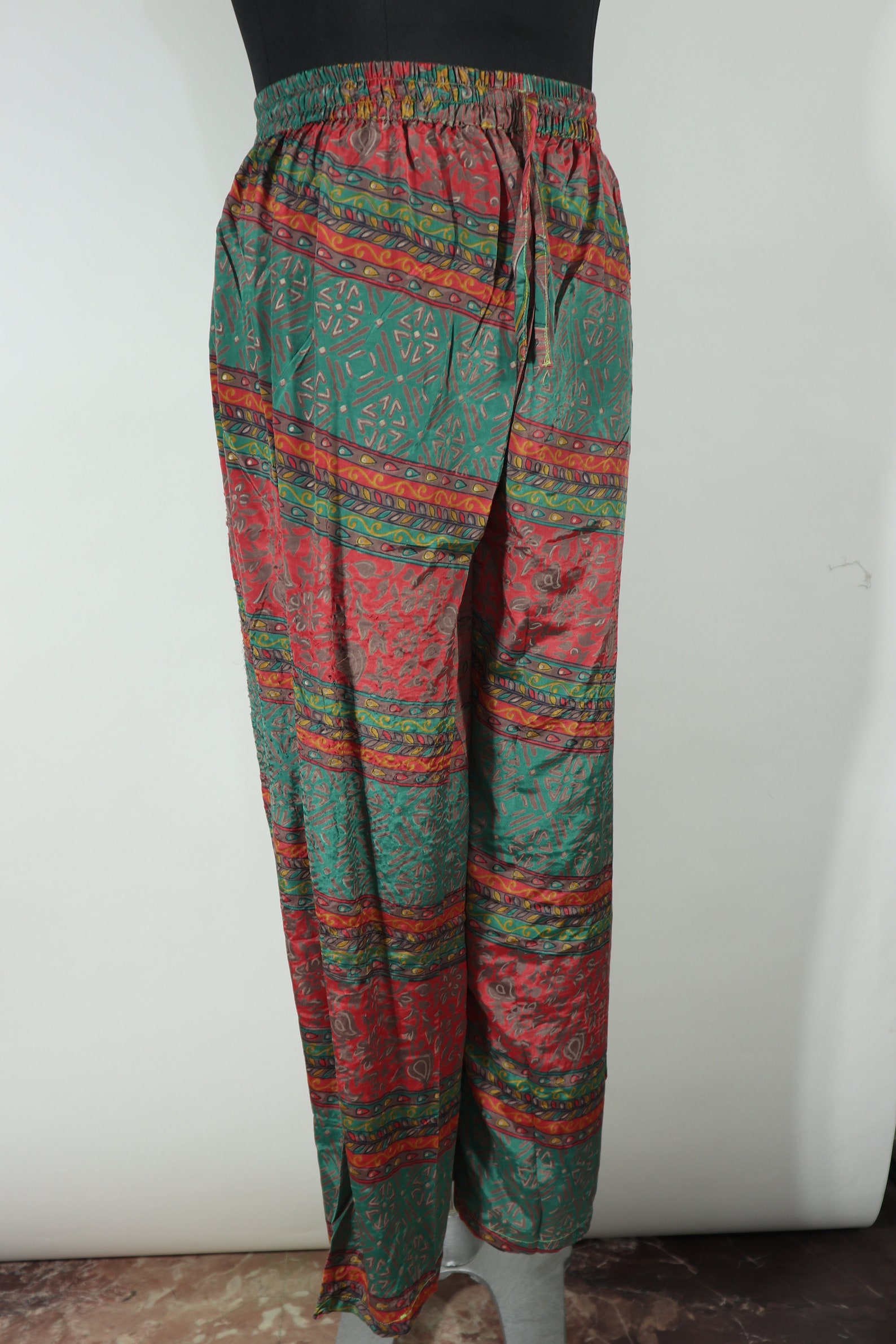 YogaTrousers/Harem style/Silk fabric 100% casual | Etsy