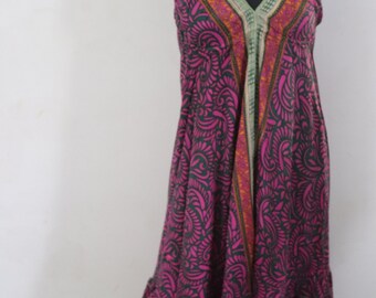 Boho Beach Maxi Dress, Women Silk Long Dress, Ethnic Tunica Silk Dress, Flowy Silk Maxi Dress, Loose Fit Bohemian Hippie Dress Prom Dress