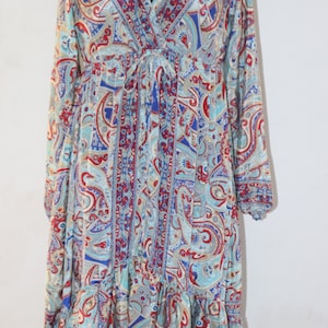 maxi silk dress, silk dress pattern, silk dress boho, silk dress for women, Free size Dressing Gown LONG sleeves dress