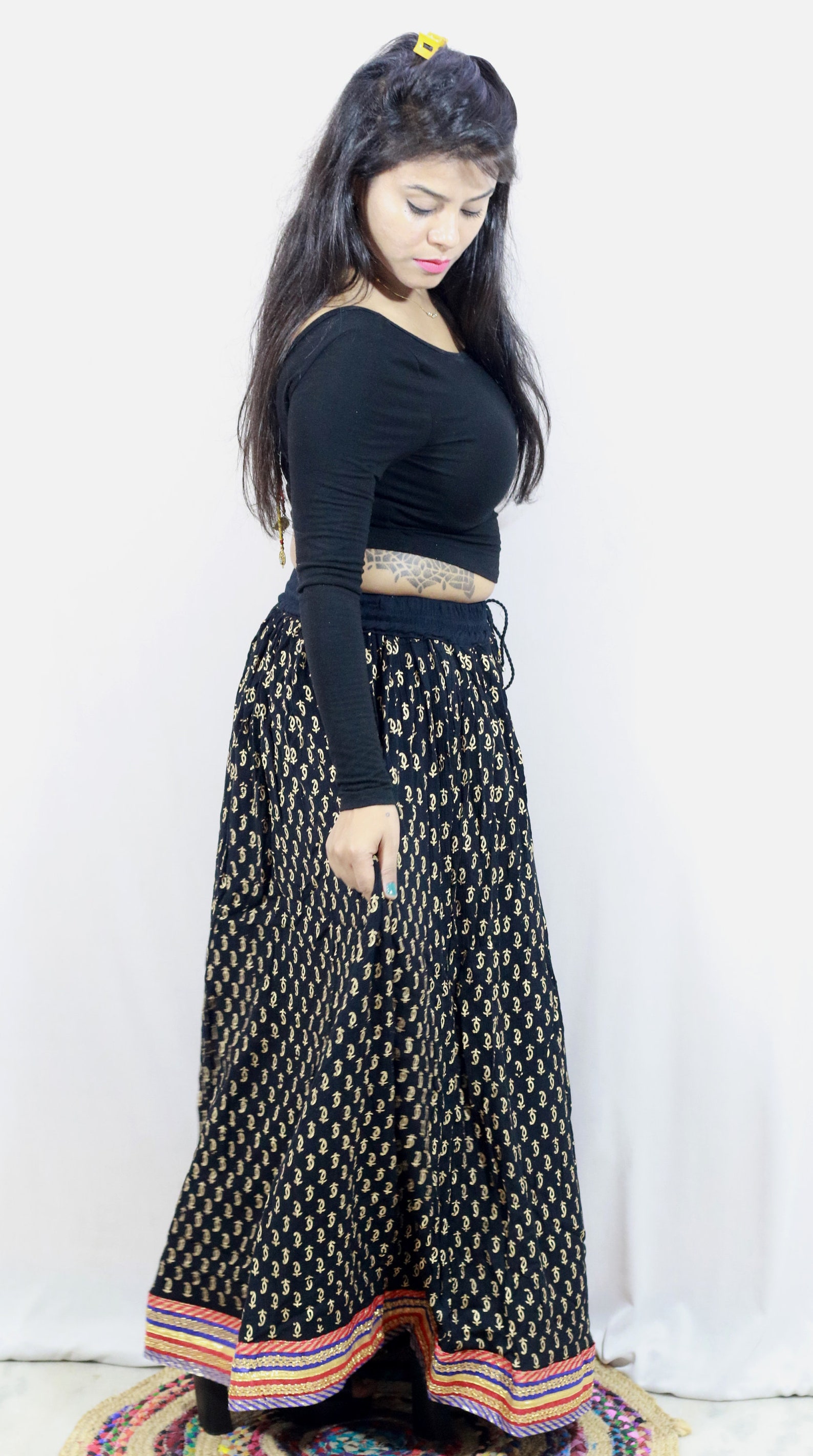 Women Long Skirt India Traditional Clothing Designer for Etsy