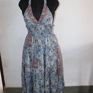 Boho  Long Dress maxi Long dress beautiful Multicolor Boho Floral Print Midi dress Long Dress for Women