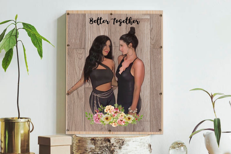 Custom Photo Painting From Photo Personalized Christmas image 0