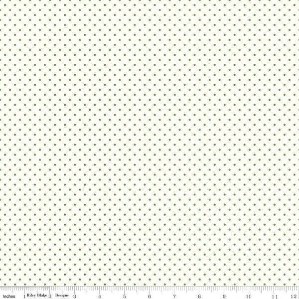 Le Creme Swiss Dot Clover Riley Blake Designs basic