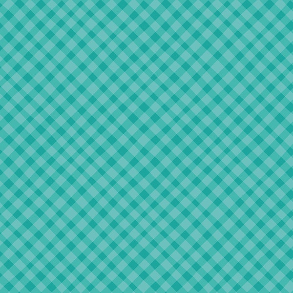 Shades of Summer Teal Plaid by Heather Peterson for Riley Blake Designs