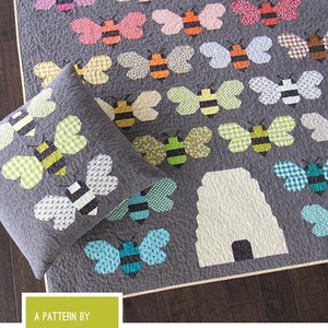 Beehive Paper Quilt Pattern by Elizabeth Hartman