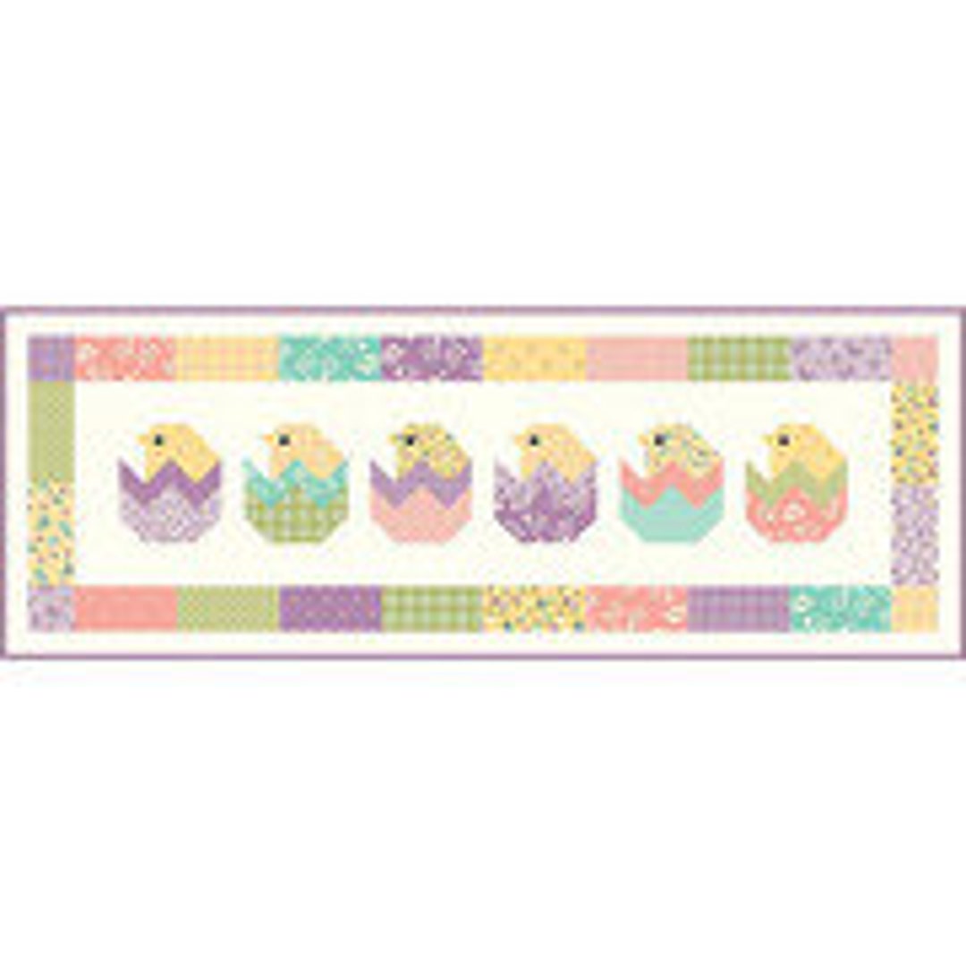 Sandy Gervais Peeps Table Runner Paper Pattern - Etsy UK