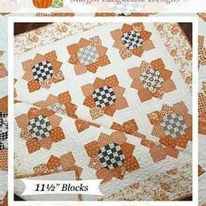 Sunflower Seeds quilt pattern by Margot Languedoc for the pattern basket