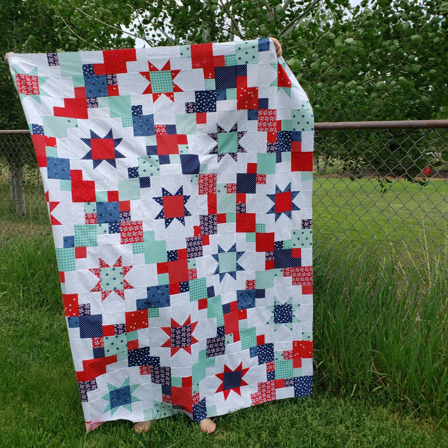 Cluck Cluck Sew Brightly Quilt Kit Etsy