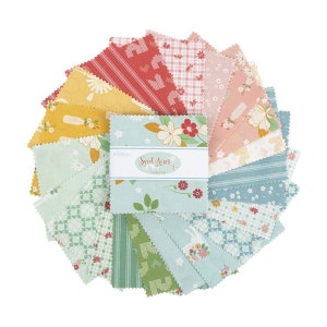 Sweet Acres collection 5&quot; Stacker charm pack by Beverly McCullough for Riley Blake Designs