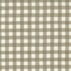Buy The Bolt 1 Yard 26&quot; Effies Woods Gingham Check Mushroom by Deb Strain for Moda Fabrics