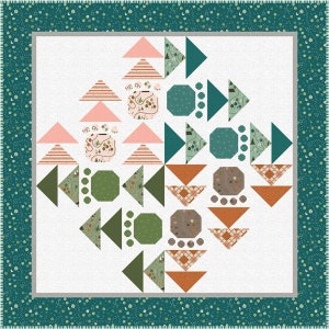 Tracking Paper Quilt Pattern Jennifer Long of Bee Sew Inspired is a modern
