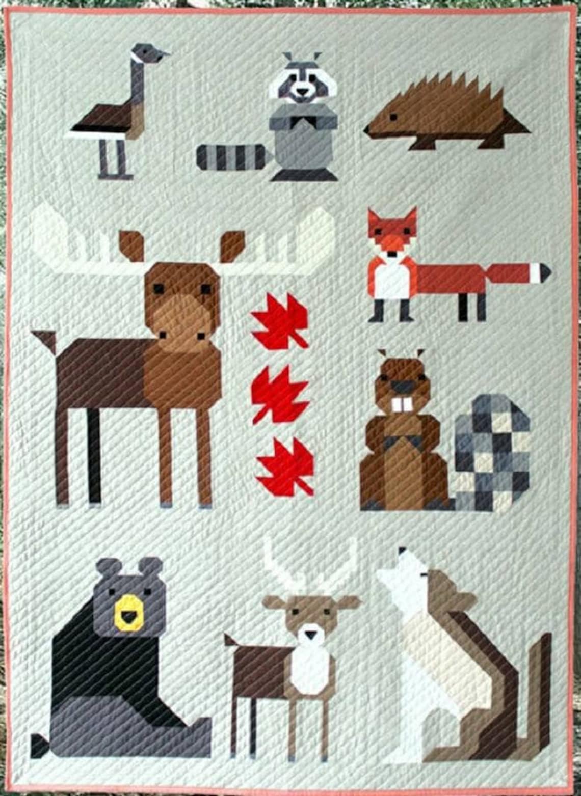 Wonderful Woodland Quilt Pattern Booklet by Art East Quilting Etsy