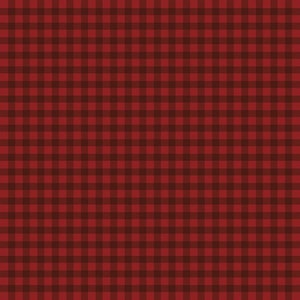 Plaid natalizio rosso stile fattoria di Echo Park Paper Co. per Riley Blake Designs