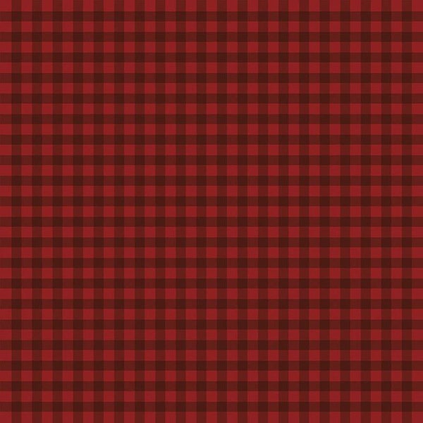 Farmhouse Christmas Plaid Red by Echo Park Paper Co. for Riley Blake Designs