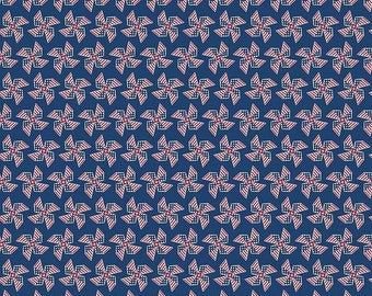 Land of Liberty Pinwheels Navy by My Mind's Eye for Riley Blake Designs