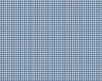 Wecker Frisch for Riley Blake Designs Folk Toss Blue Yardage Snow Sweet by J