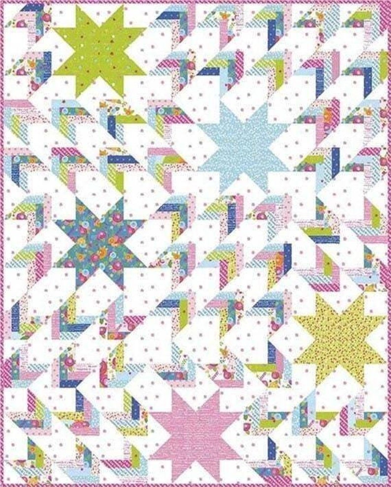 Starstruck Quilt Pattern by Dodi Lee Poulsen for Two Sisters Etsy
