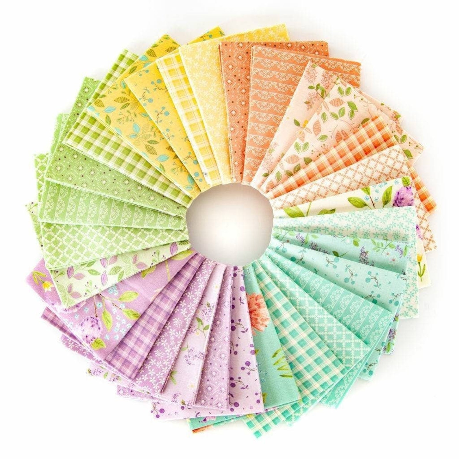 Adel in Spring Fat Eighth Fabric Bundle by Sandy Gervais for Etsy