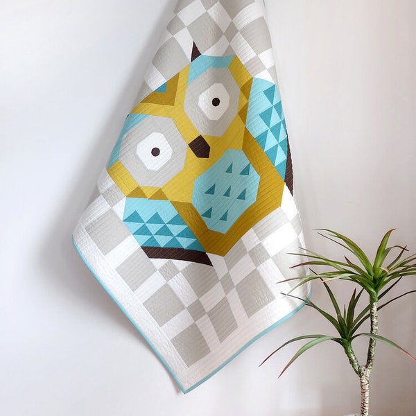 Little Owl Paper Quilt Pattern by Annie Brady for Bound Company