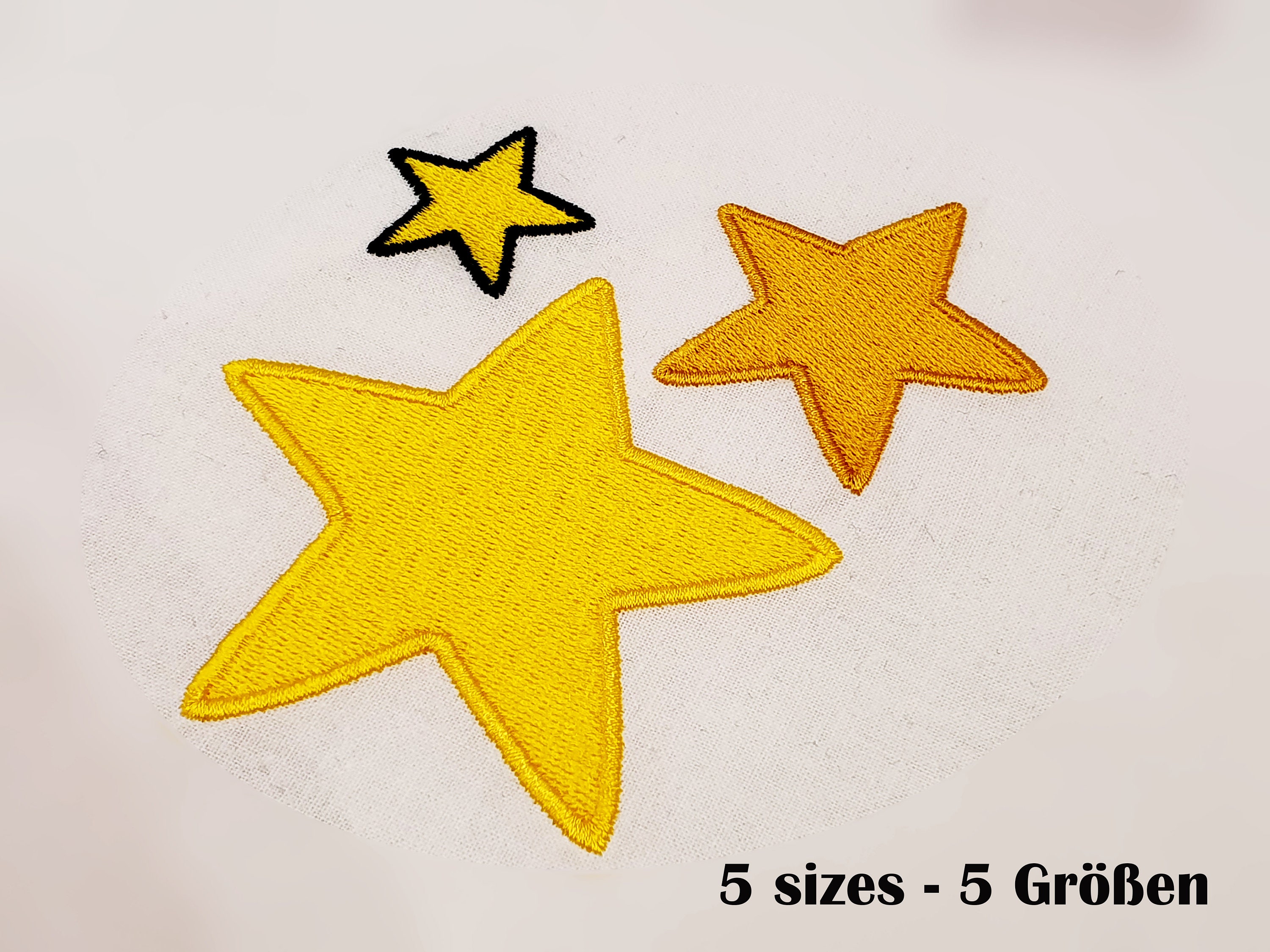 Embroidery file star 5 sizes star embroidery design 5 sizes  etsy