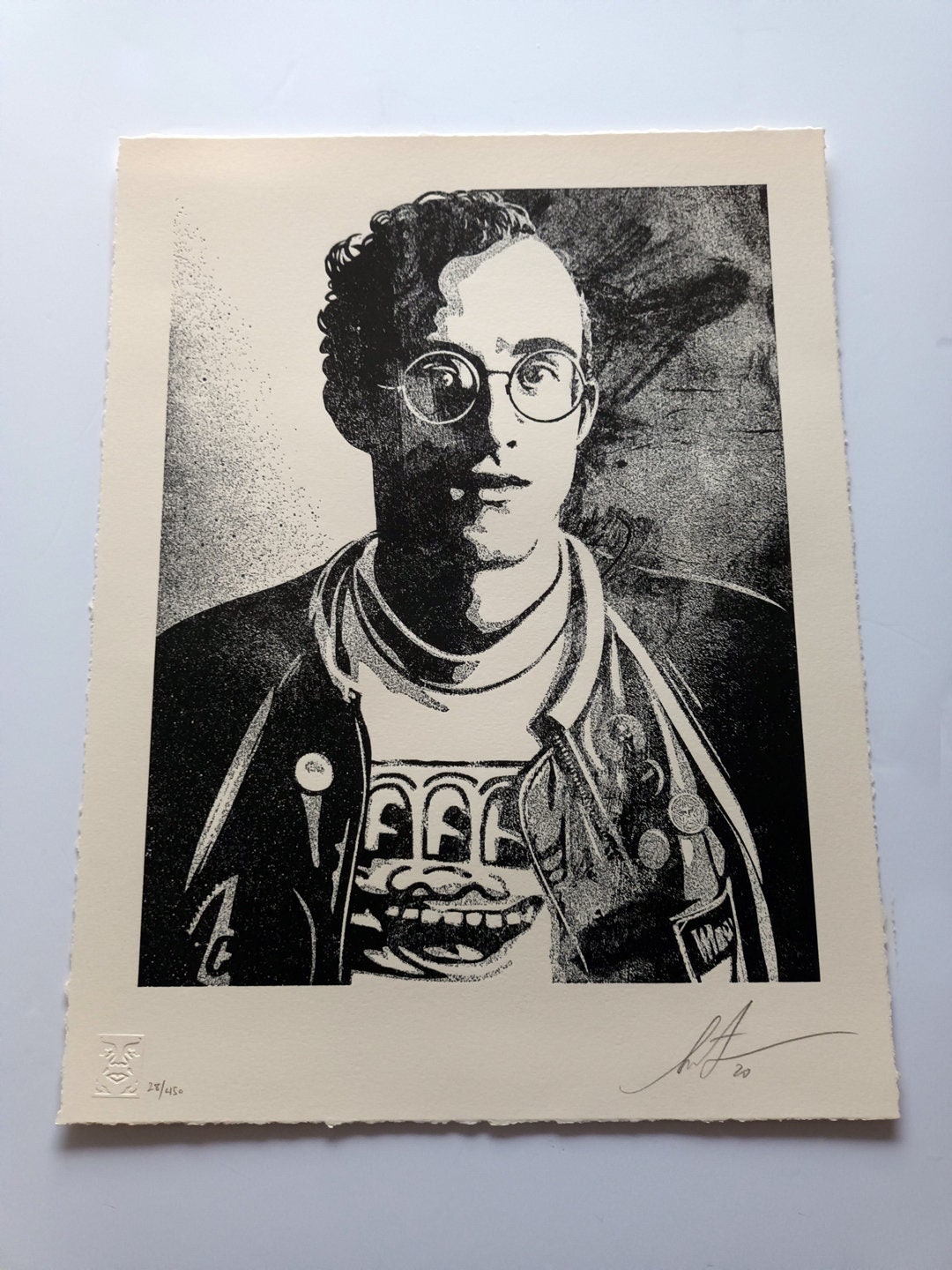 トップス Keith Haring AIDS DANCE-A-THON 1994 XL Keith Haring 1994 AIDS Dance-A-Thon Los Angeles Sports Arena