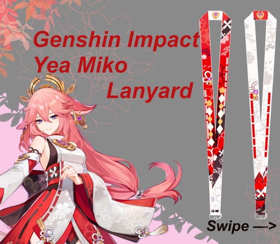 Yae Miko- Genshin Impact Lanyard - Etsy