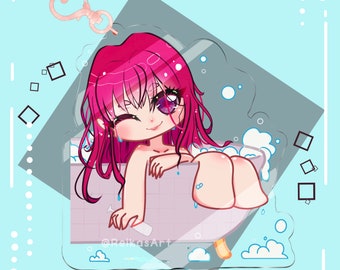 HSR| Honkai Star Rail Keychain | Dr Ratio + Kafka  | 3 inch | bathtub~