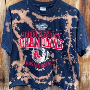Vintage Boston Red Sox Baseball Shirt Cropped Boston Red Sox