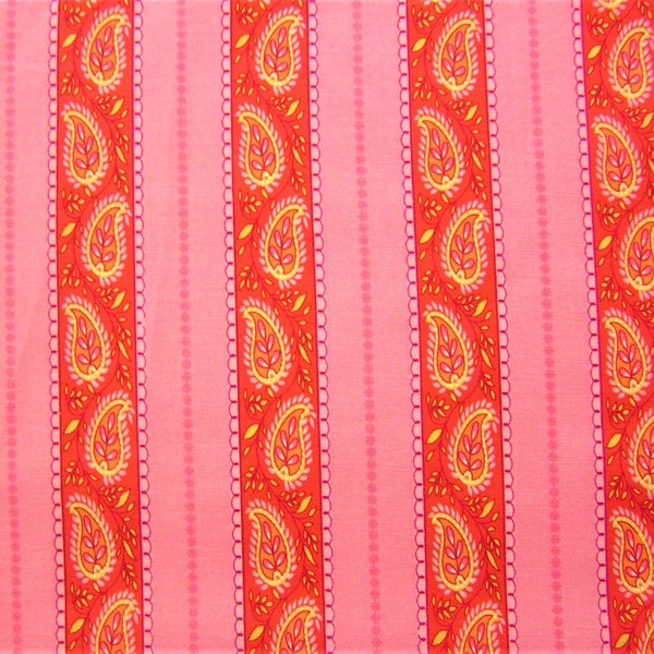 Michael Miller For Vera Bradley Narrow Stipe Designer Fabric Rare Find Cotton Fabrics by half yard!