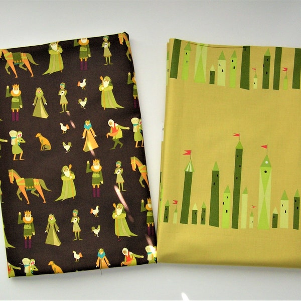 Castle Peeps Coordinating Characters and Castles Andover Fabrics Halloween Quilt Cotton by Fat Quarters!