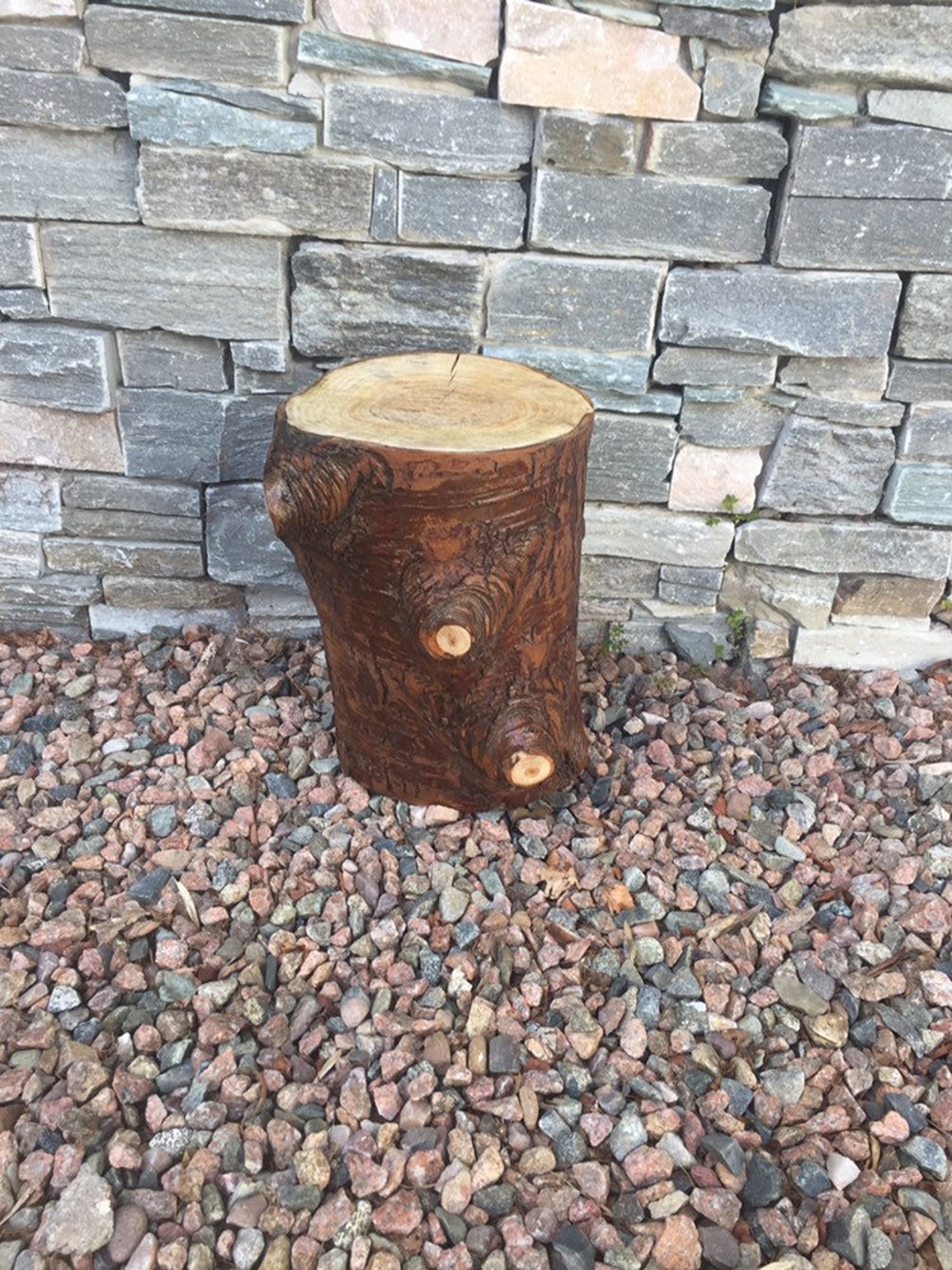 Rustic tree stump tree log spring summer decor Etsy