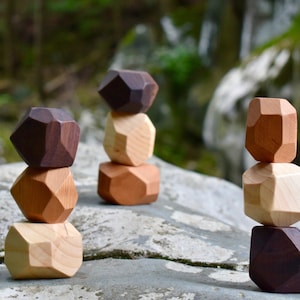 ish Blocks, Tumi Ishi blocks, Open-ended Building Materials, Wooden Block Set, Balance, Stacking, Wood Blocks
