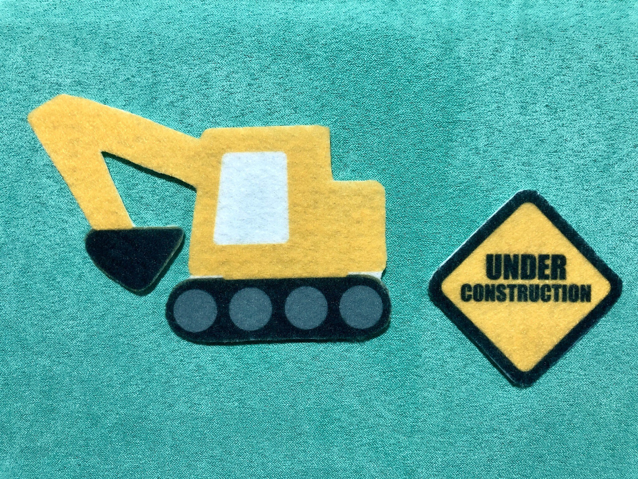 Construction Felt Play Set Sublimation Bulldozer Dump Etsy UK