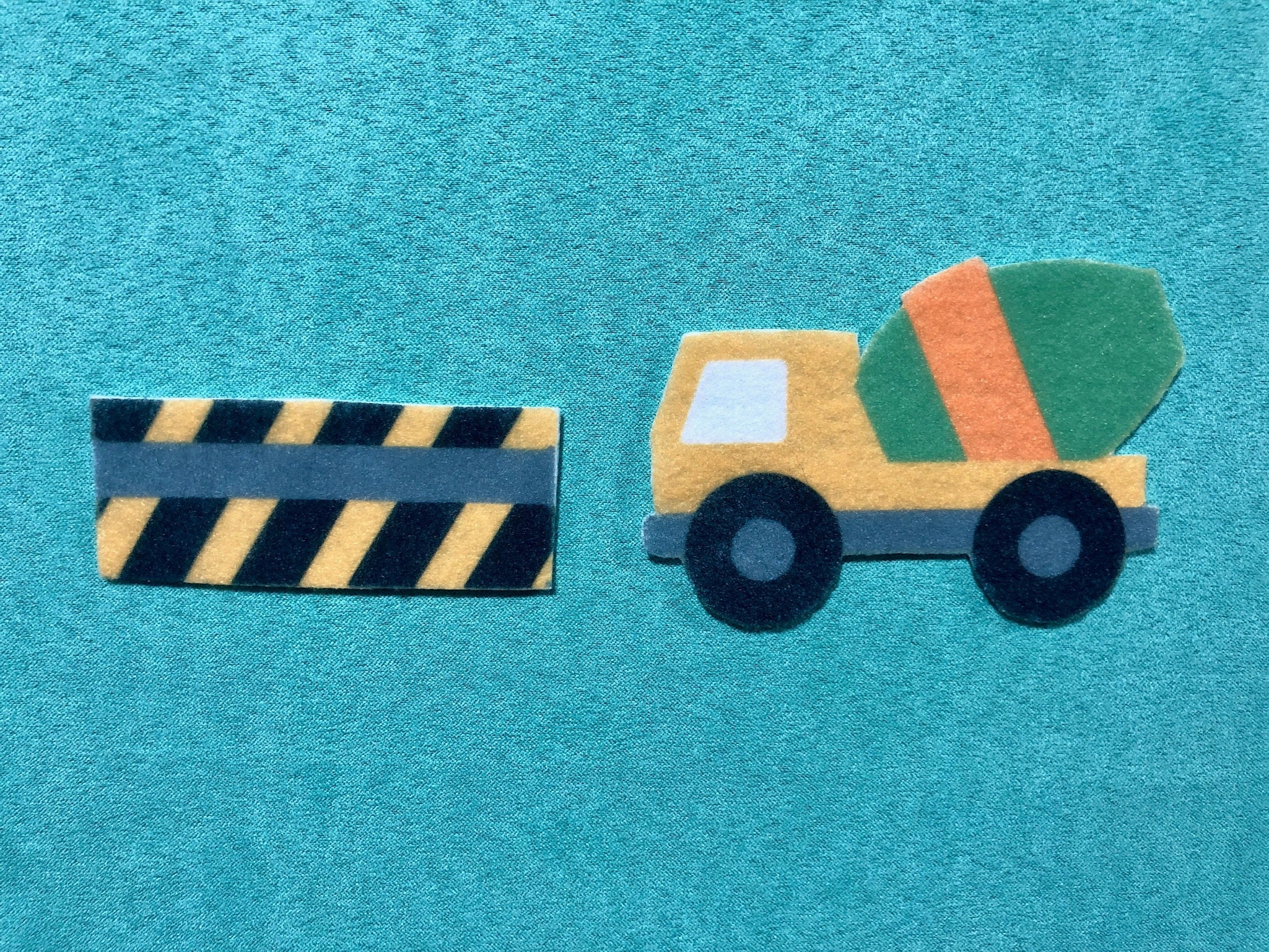 Construction Felt Play Set Sublimation Bulldozer Dump Etsy UK