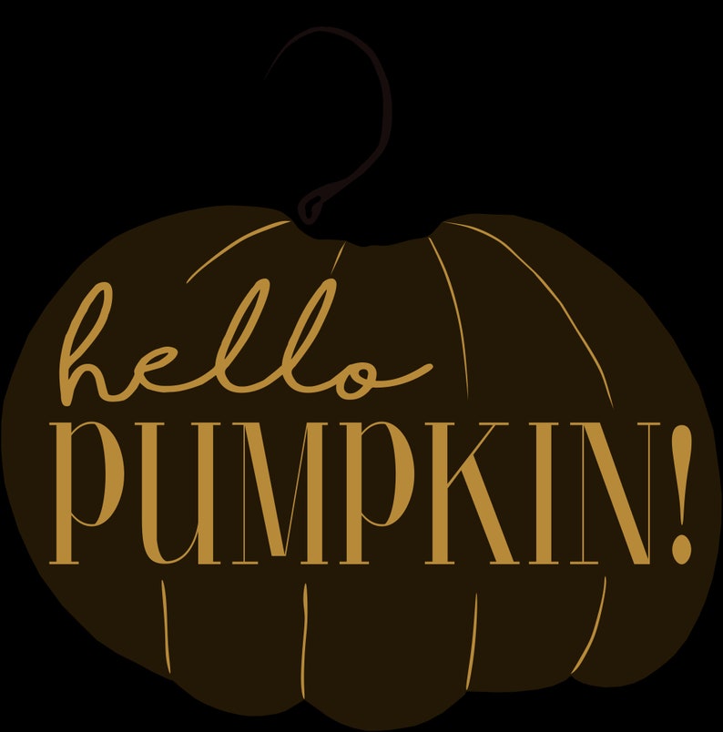 Hello Pumpkin svg Pumpkin svg Hello svg Fall svg Autumn | Etsy