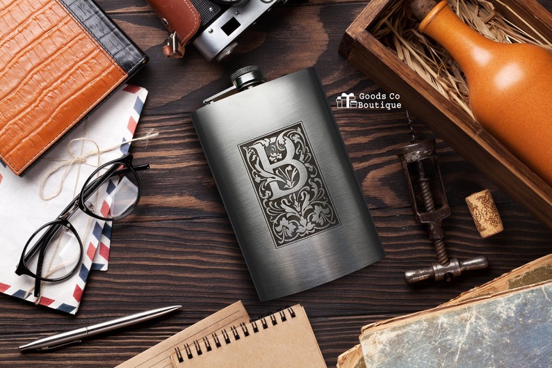 Custom Name Flask Drinking Flask Whiskey Gift Drinking Gift Etsy