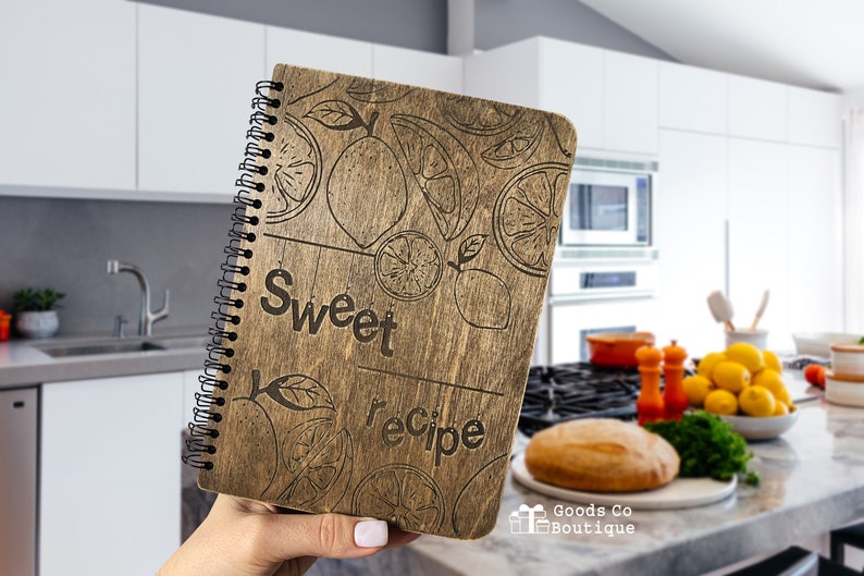 Recipe Book Binder Cookbook Organizer Mothers Day Gift Etsy
