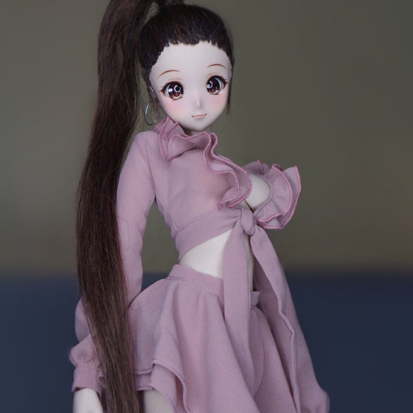 Low Cut Ruffle Dress - Smart Doll / DD / SD13