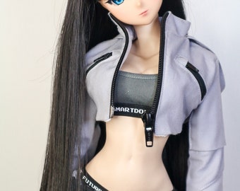 Gray hoodie & black pants- Smart Doll / DD / SD13