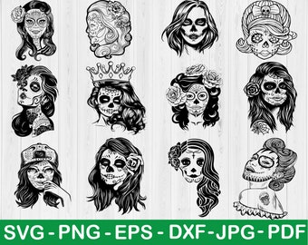 Download Sugar Skull Svg Etsy