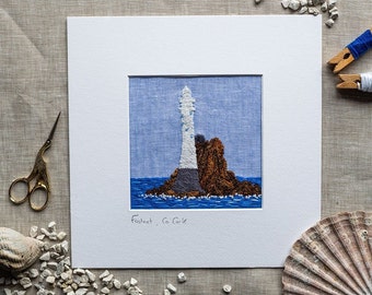 Ireland "Fastnet'' Lighthouse embroidery kit | Irish Lighthouses