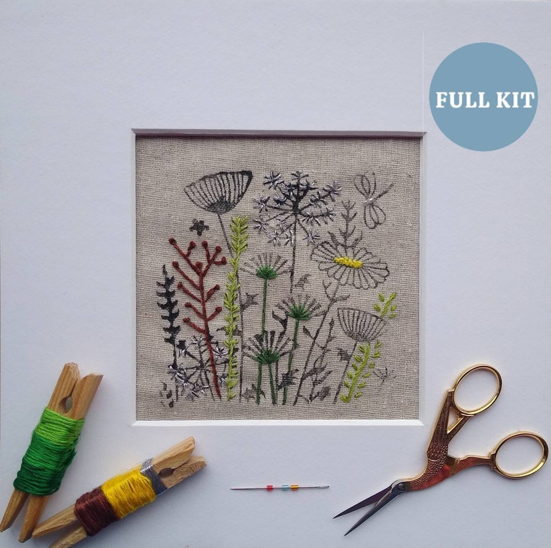 Handmade Embroiderygift for Herflower Embroidery Etsy UK